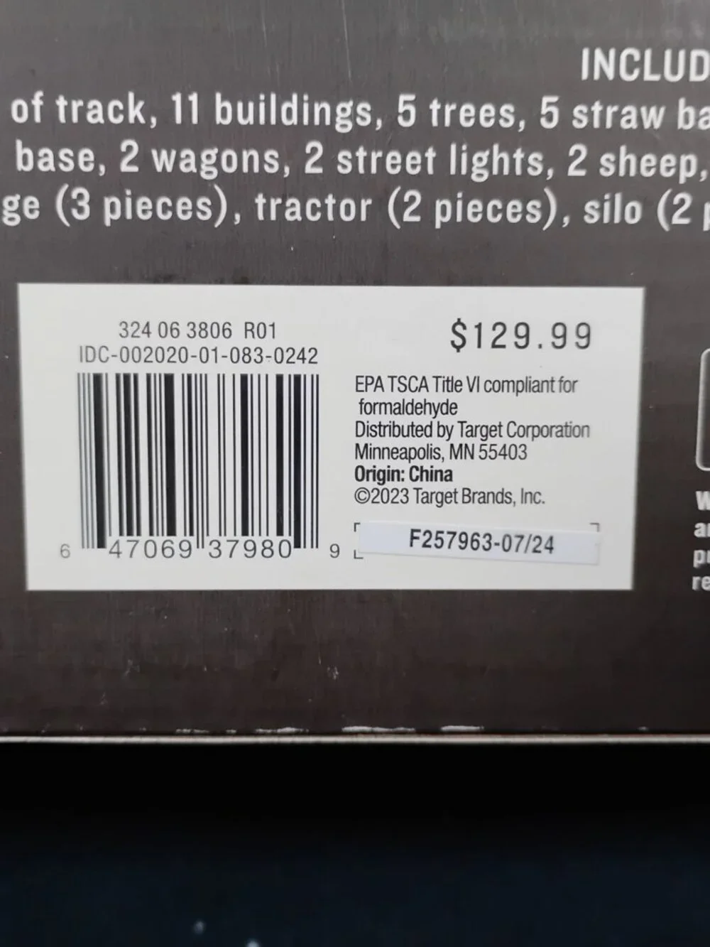 Hearth & Hand with Magnolia Wooden Train Set 84 Pieces New in Box